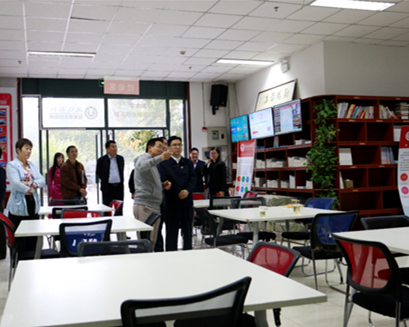 团省委书记陈必昌一行莅临凤岐茶社山东大学创客空间考察工作